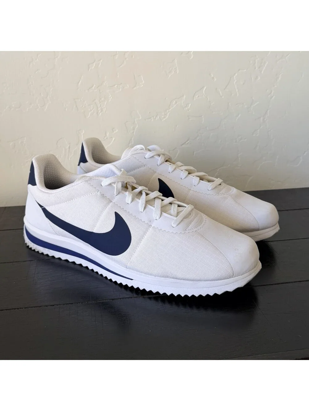 Nike Cortez Ultra OGs White Midnight Navy Blue Men's Shoes Size 14 833142-102